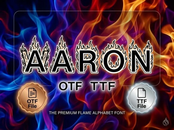 Aaron Display Font for Bold Editorial Design