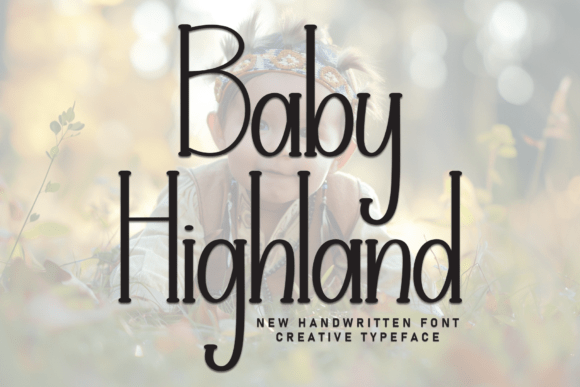 Baby Highland Font for Modern Web Design