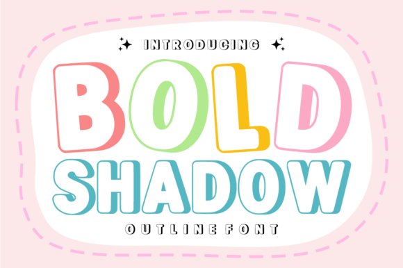 Bold Shadow: A Playful Display Font for Editors