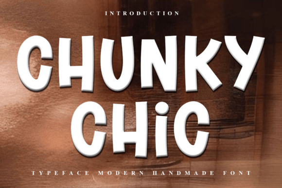 Chunky Chic Typeface for Festive Web Design