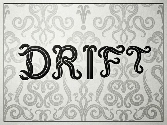 Drift Typeface: Mythological Display Fonts for Campaigns