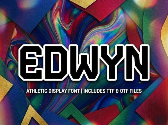 Edwyn: A Premium Display Font for Editorial Design
