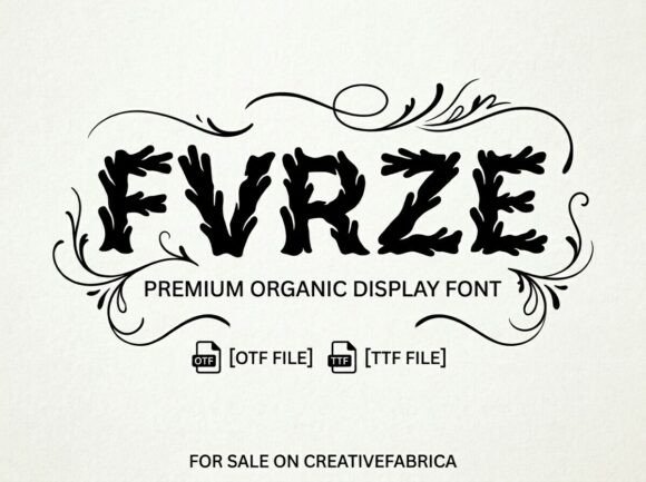 Furze Display Font for Handmade Brands