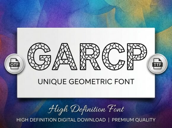 Garcp: A Bold Display Font for Modern Branding