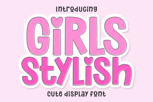 Girls Stylish Font for Editorial Design