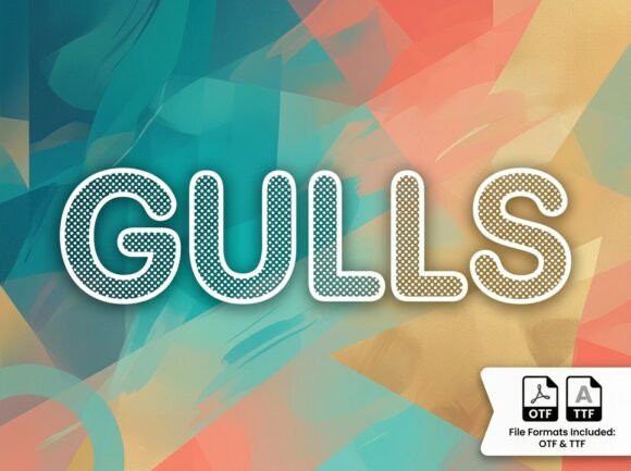 Gulls Typeface for Bold Retro Branding