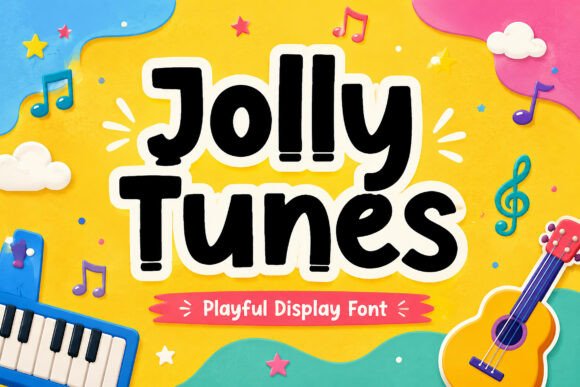 Jolly Tunes Typeface for Playful Branding