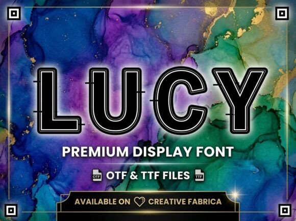 Lucy Typeface: Bold Display Fonts for Web Design