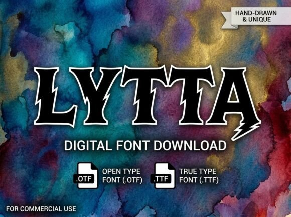 Lytta Display Font for Editorial Design