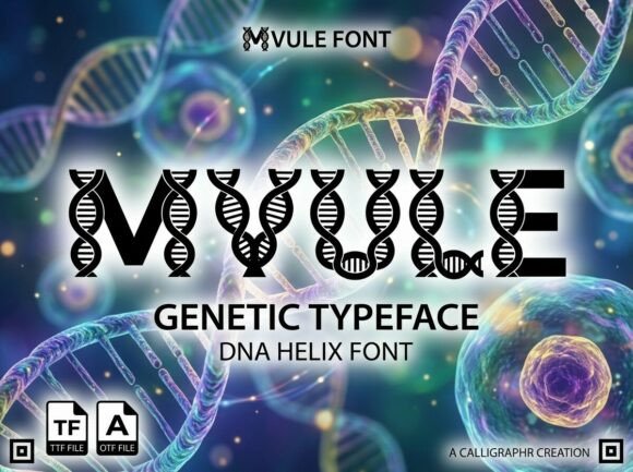 Mvule: The Scientific Display Typeface for Bold Branding