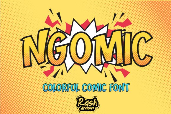 Ngomic: The Vibrant Comic Font for Crafters