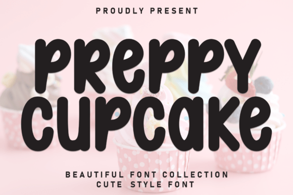 Preppy Cupcake Font for Handmade Brands