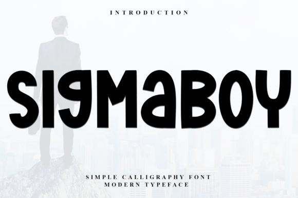 Sigma Boy: A Festive Display Font for Holiday Designs