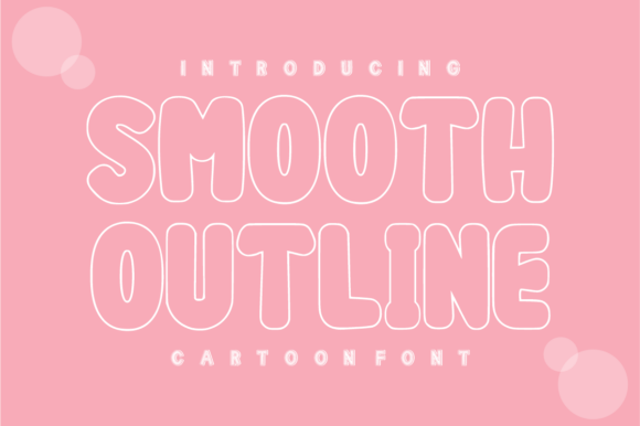 Smooth Outline Typeface for Modern Web Design
