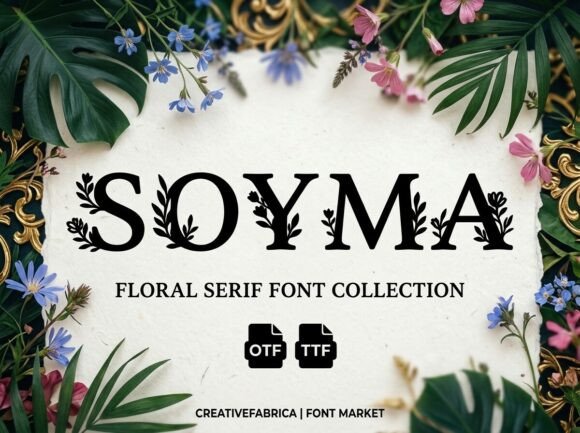 Soyma Typeface for Elegant Editorial Design