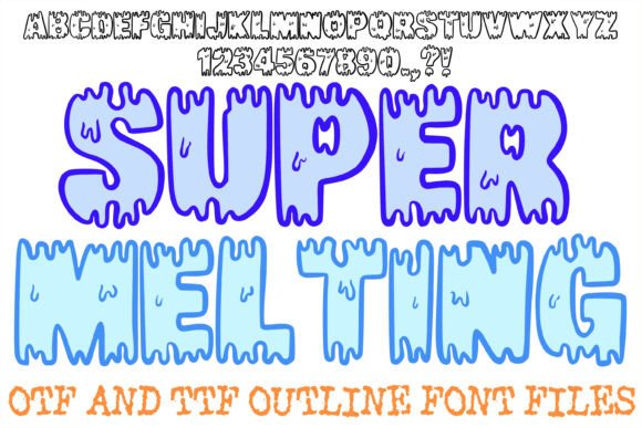 Super Melting Typeface for Bold Web Design