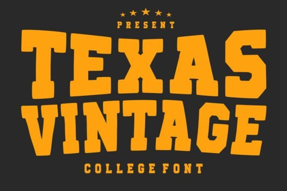 Texas Vintage: Bold Display Font for Marketers