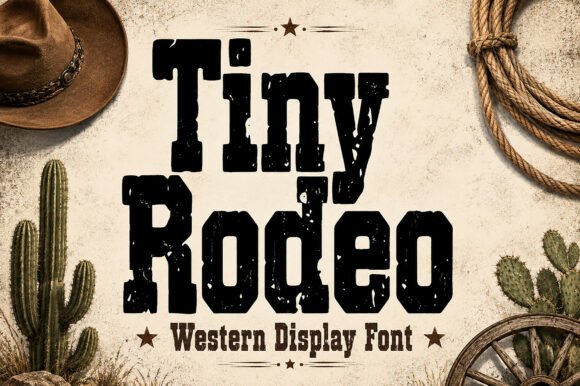 Tiny Rodeo Typeface Review for Western Branding