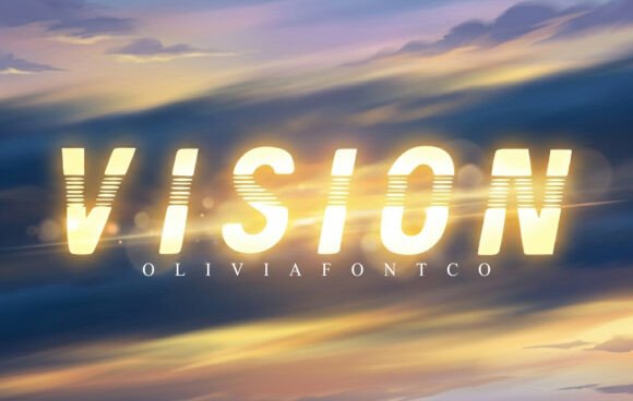 Vision Font: A Versatile Display Type for Modern Design