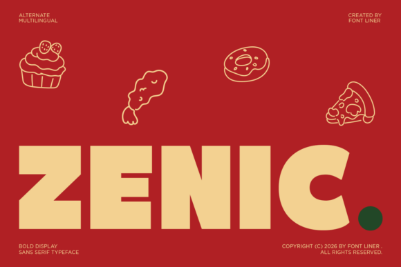 Zenic Typeface Review for Bold Branding
